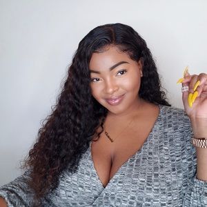 24” Brazilian Deep Wave Human Hair Wig